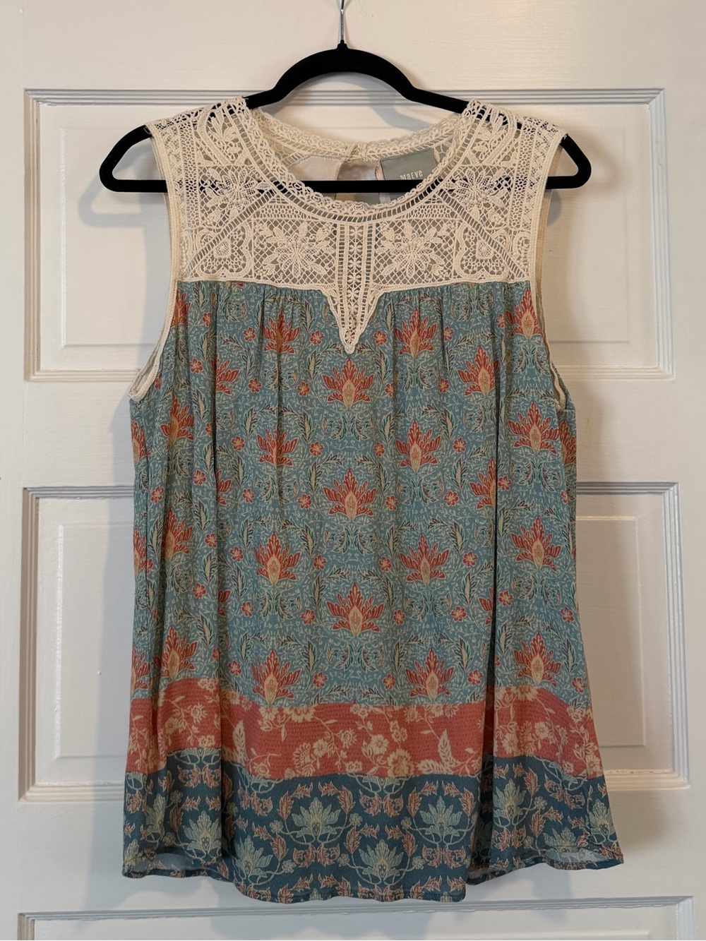Crochet Floral Tank Top